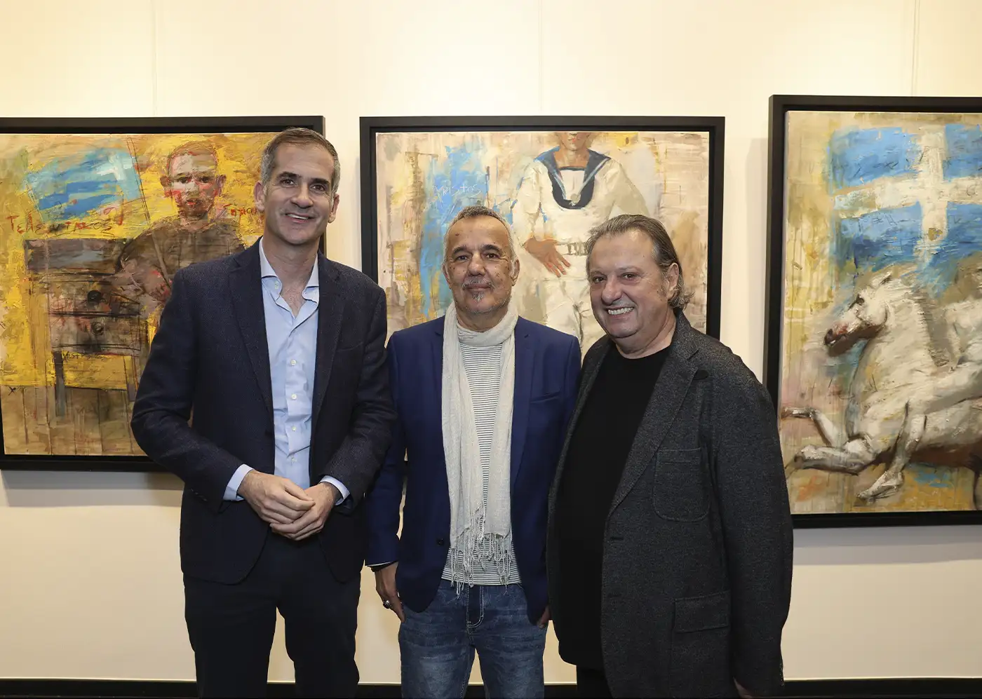 Ελληνικό χρώμα στα εγκαίνια της έκθεσης «Ενοχικός πατριωτισμός-Made in Greece» στην γκαλερί Kapopoulos Fine Arts