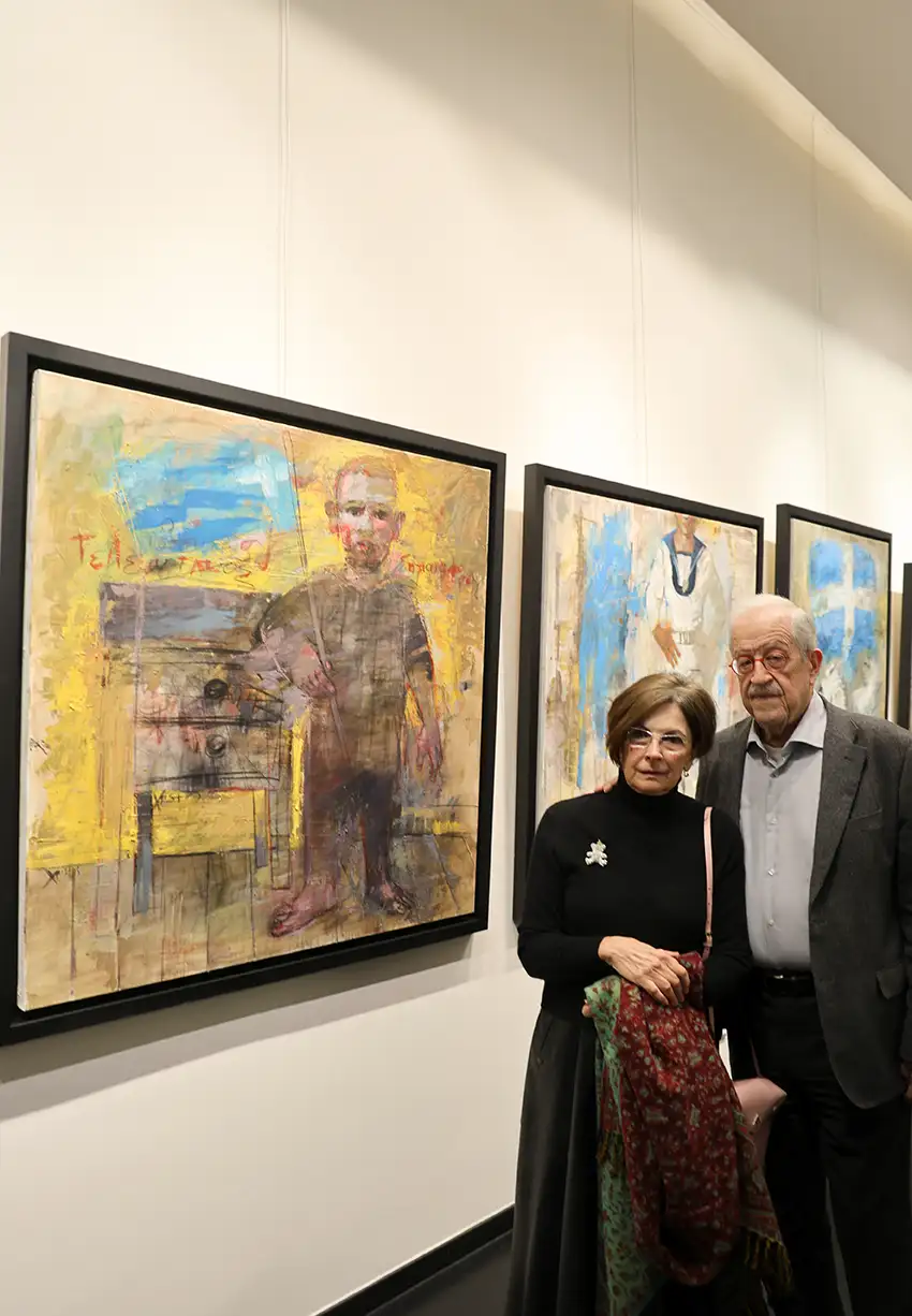 Ελληνικό χρώμα στα εγκαίνια της έκθεσης «Ενοχικός πατριωτισμός-Made in Greece» στην γκαλερί Kapopoulos Fine Arts