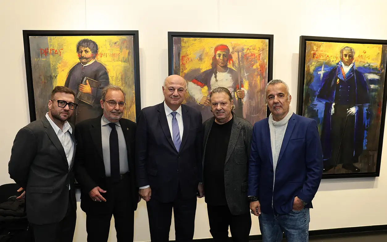 Ελληνικό χρώμα στα εγκαίνια της έκθεσης «Ενοχικός πατριωτισμός-Made in Greece» στην γκαλερί Kapopoulos Fine Arts